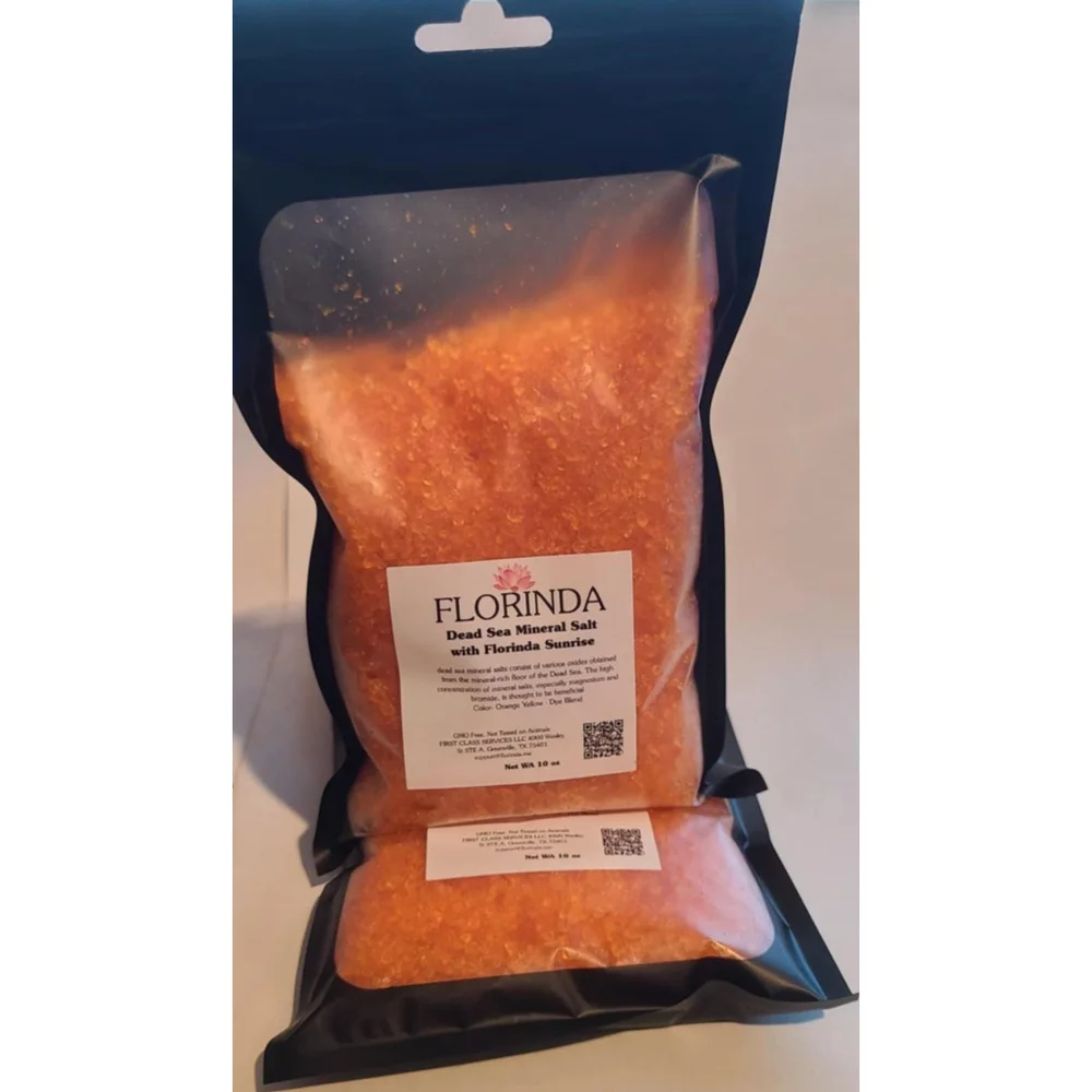 Florinda Beauty Dead Sea Mineral Salts with Florinda Sunrise Scent